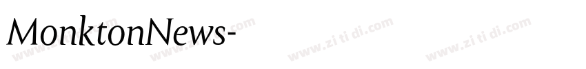 MonktonNews字体转换