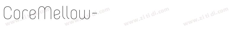CoreMellow字体转换