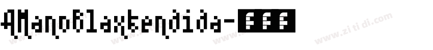 AManoBlaxtendida字体转换