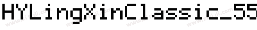 HYLingXinClassic_55W字体转换