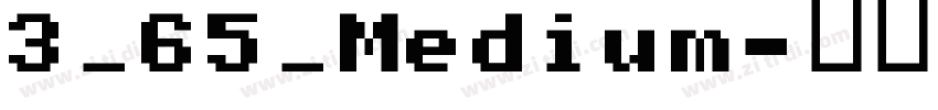 3_65_Medium字体转换