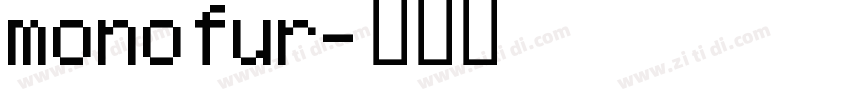 monofur字体转换