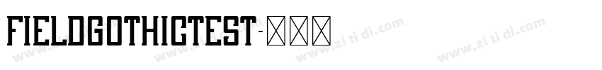 FieldGothicTEST字体转换