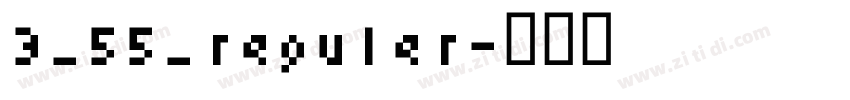 3_55_reguler字体转换