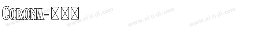 Corona字体转换