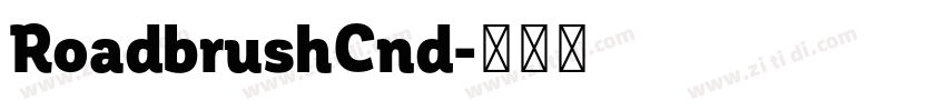 RoadbrushCnd字体转换