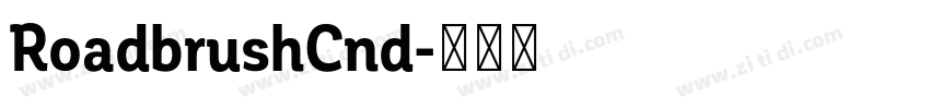 RoadbrushCnd字体转换