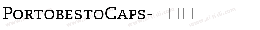 PortobestoCaps字体转换