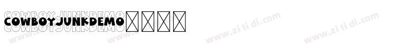 CowboyJunkDEMO字体转换