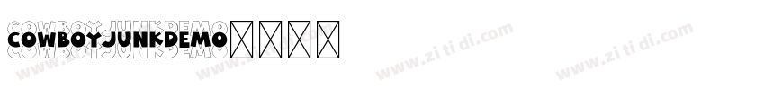 CowboyJunkDEMO字体转换
