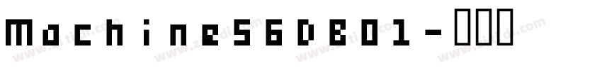 Machine56DB01字体转换