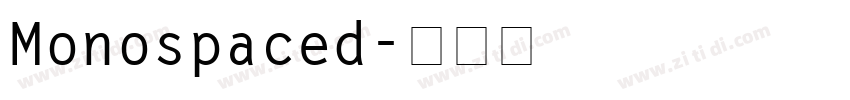 Monospaced字体转换
