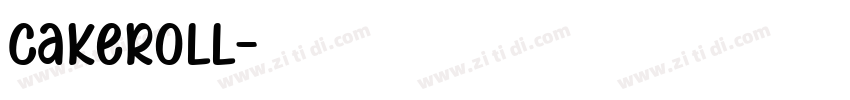Cakeroll字体转换