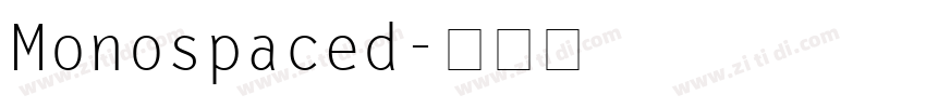 Monospaced字体转换
