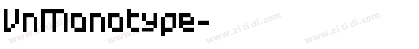 VnMonotype字体转换 VnMonotype字体转换