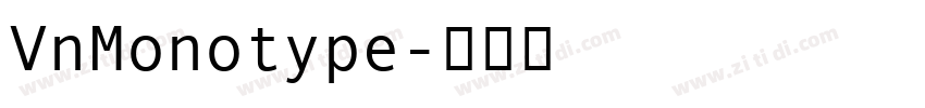 VnMonotype字体转换 VnMonotype字体转换