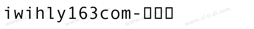 iwihly163com字体转换