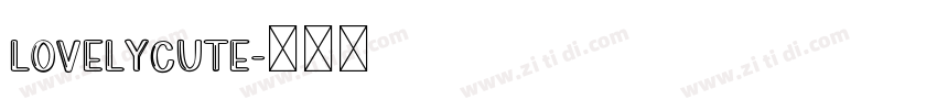 LovelyCute字体转换