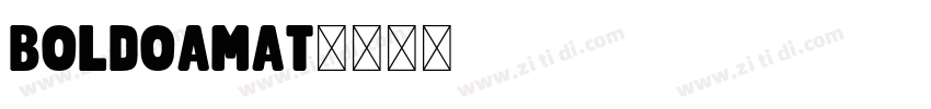 BoldoaMat字体转换
