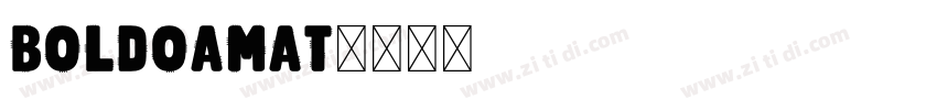 BoldoaMat字体转换