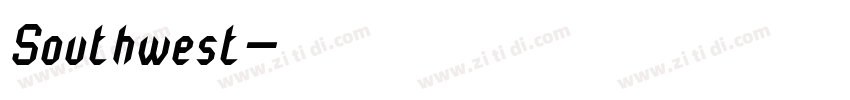 Southwest字体转换
