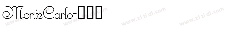 MonteCarlo字体转换