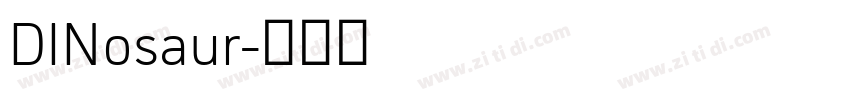 DINosaur字体转换