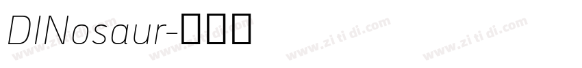 DINosaur字体转换