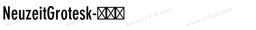 NeuzeitGrotesk字体转换