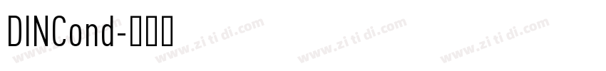DINCond字体转换