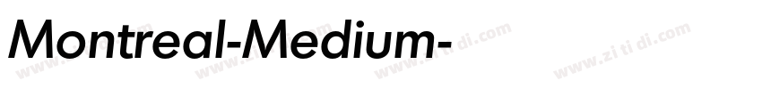 Montreal-Medium字体转换