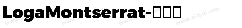 LogaMontserrat字体转换