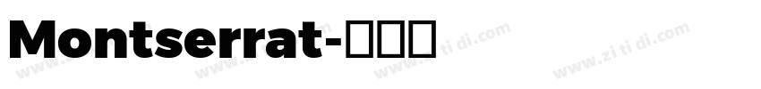 Montserrat字体转换
