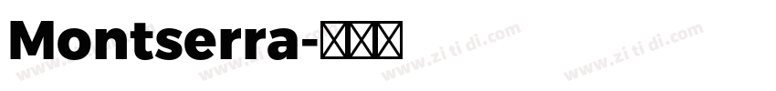 Montserra字体转换