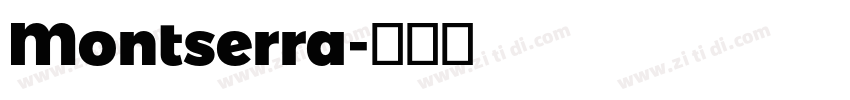 Montserra字体转换