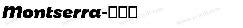Montserra字体转换
