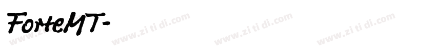 ForteMT字体转换