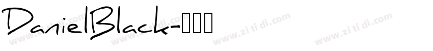 DanielBlack字体转换