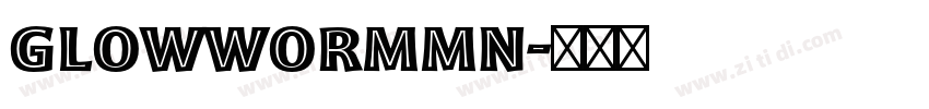 GlowwormMN字体转换