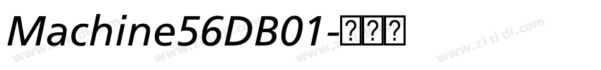 Machine56DB01字体转换