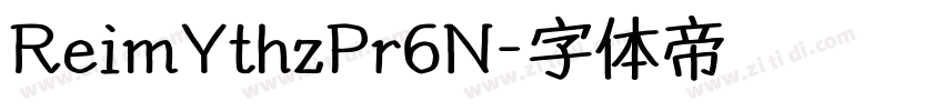ReimYthzPr6N字体转换