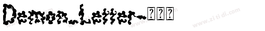 Demon_Letter字体转换