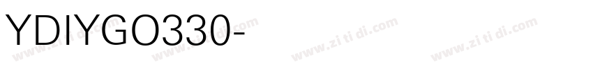 YDIYGO330字体转换