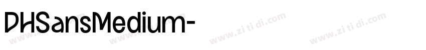 DHSansMedium字体转换