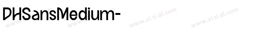 DHSansMedium字体转换