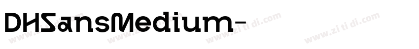 DHSansMedium字体转换