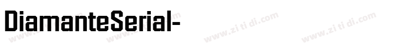 DiamanteSerial字体转换