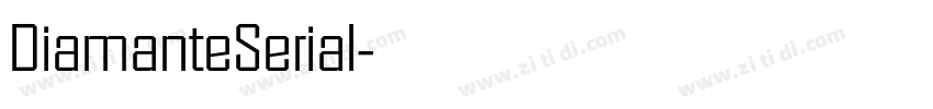 DiamanteSerial字体转换