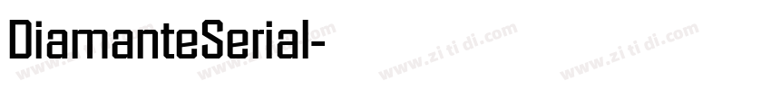 DiamanteSerial字体转换