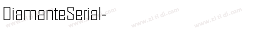 DiamanteSerial字体转换